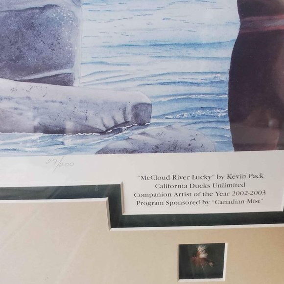 Limited Edition "McCloud River Lucky" Print Signed by Kevin E. Pack - Picture 4 of 12